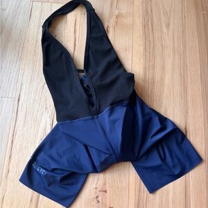 Cafe du Cycliste Sophie Release Navy Cycling Bib Shorts